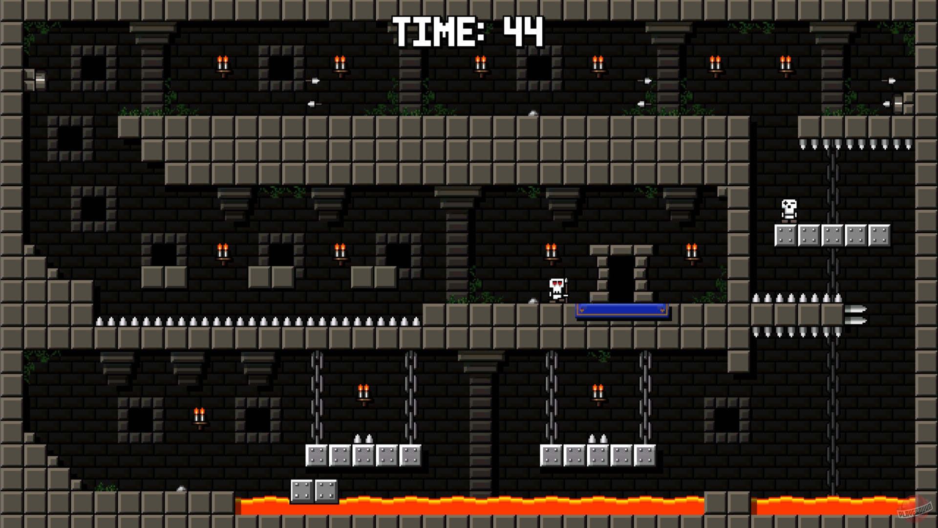 Скриншот из игры Castle Of Pixel Skulls - 2