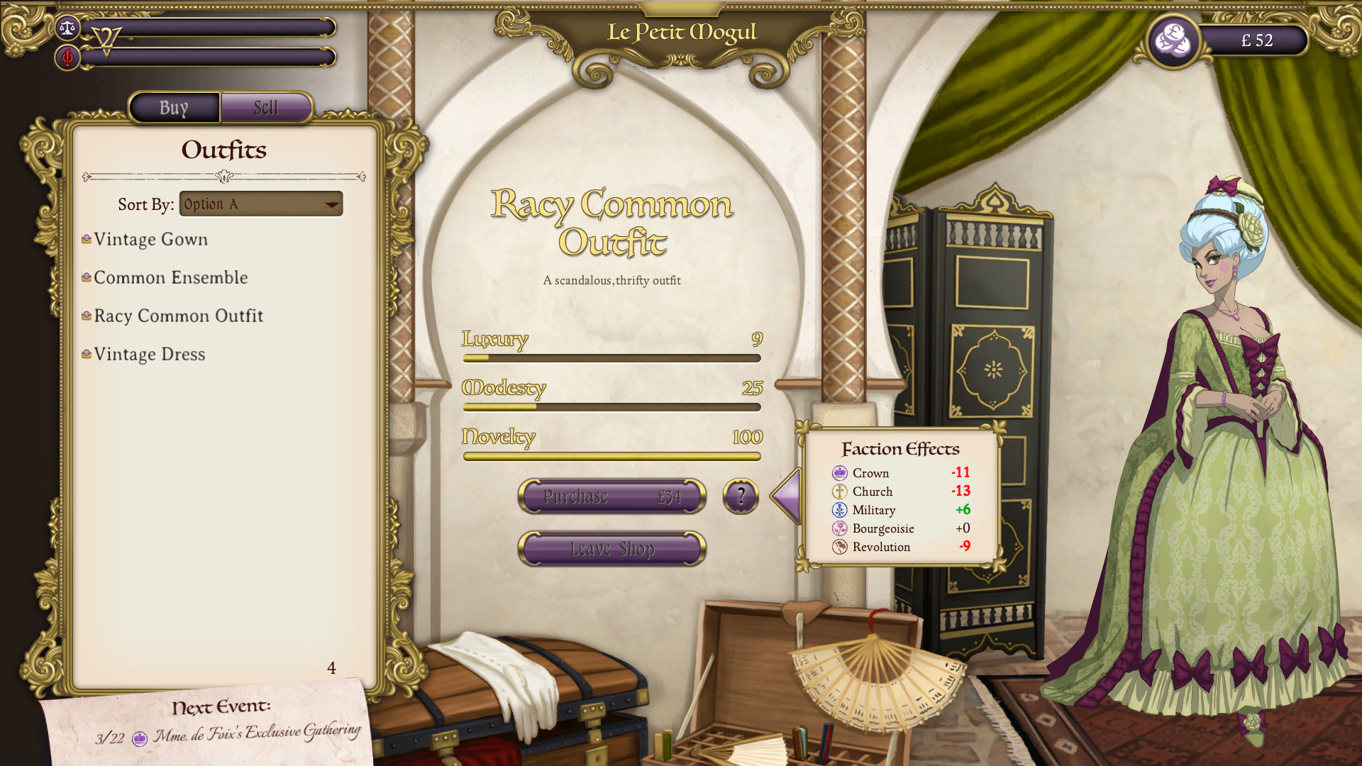 Скриншот из игры Ambition: A Minuet in Power - 18