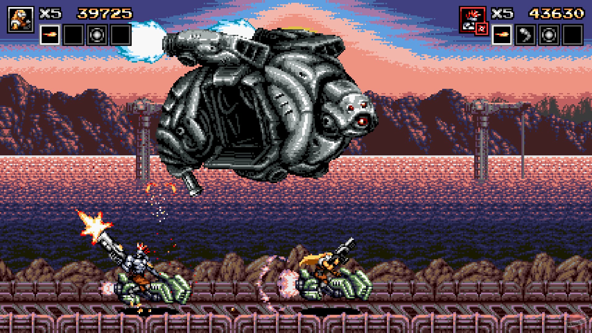Скриншот из игры Blazing Chrome - 9