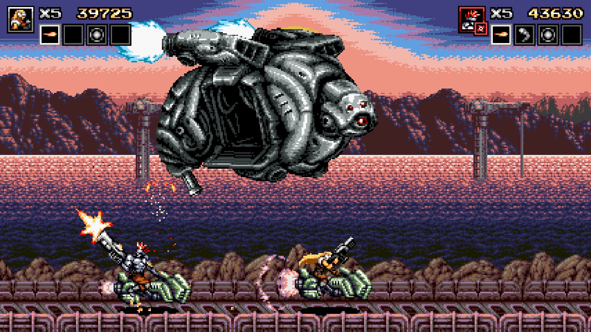Скриншот из игры Blazing Chrome - 13