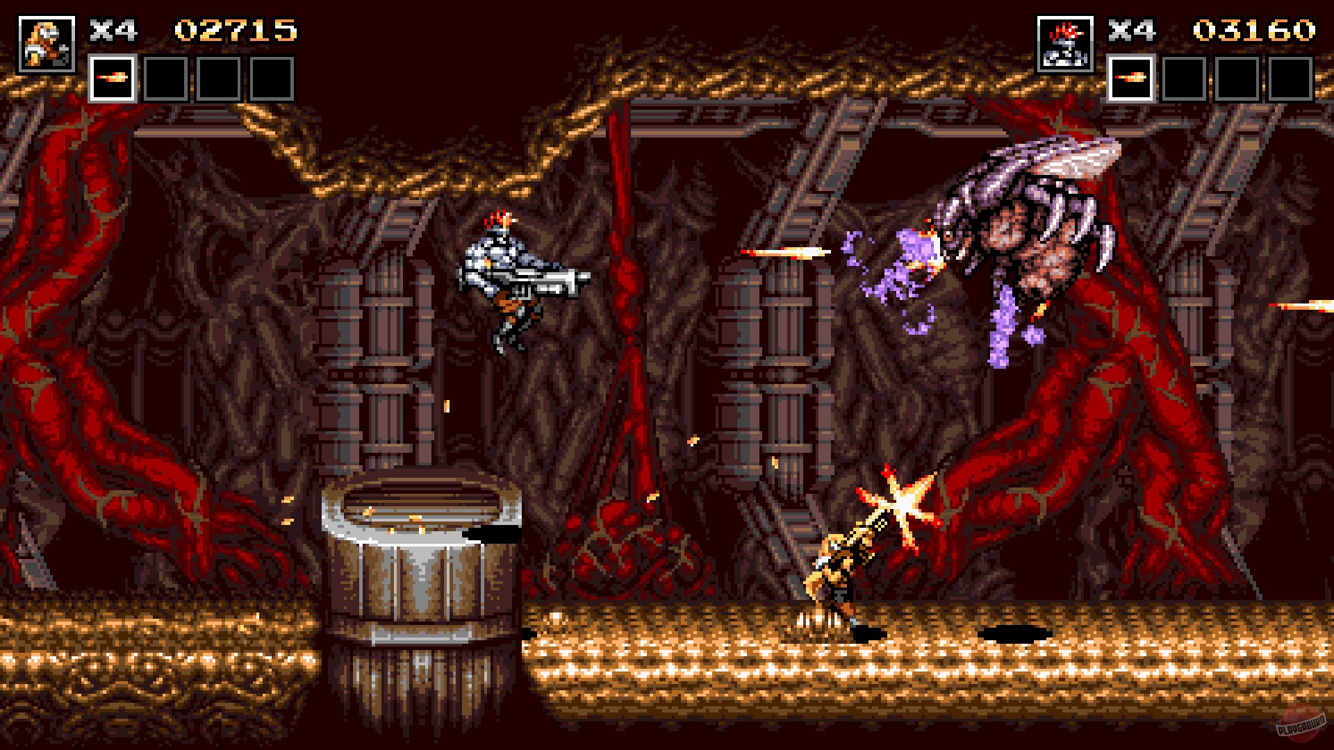 Скриншот из игры Blazing Chrome - 15