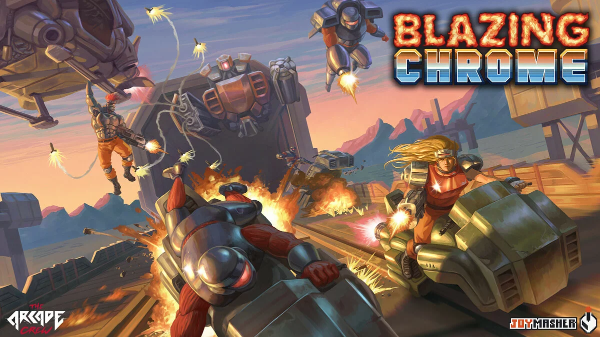 Скриншот из игры Blazing Chrome - 8