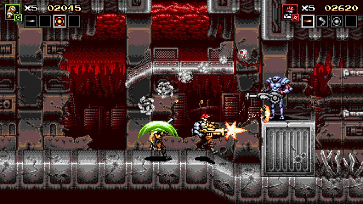 Скриншот из игры Blazing Chrome - 23