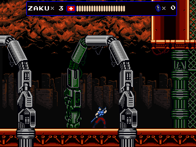 Скриншот из игры Oniken - 2