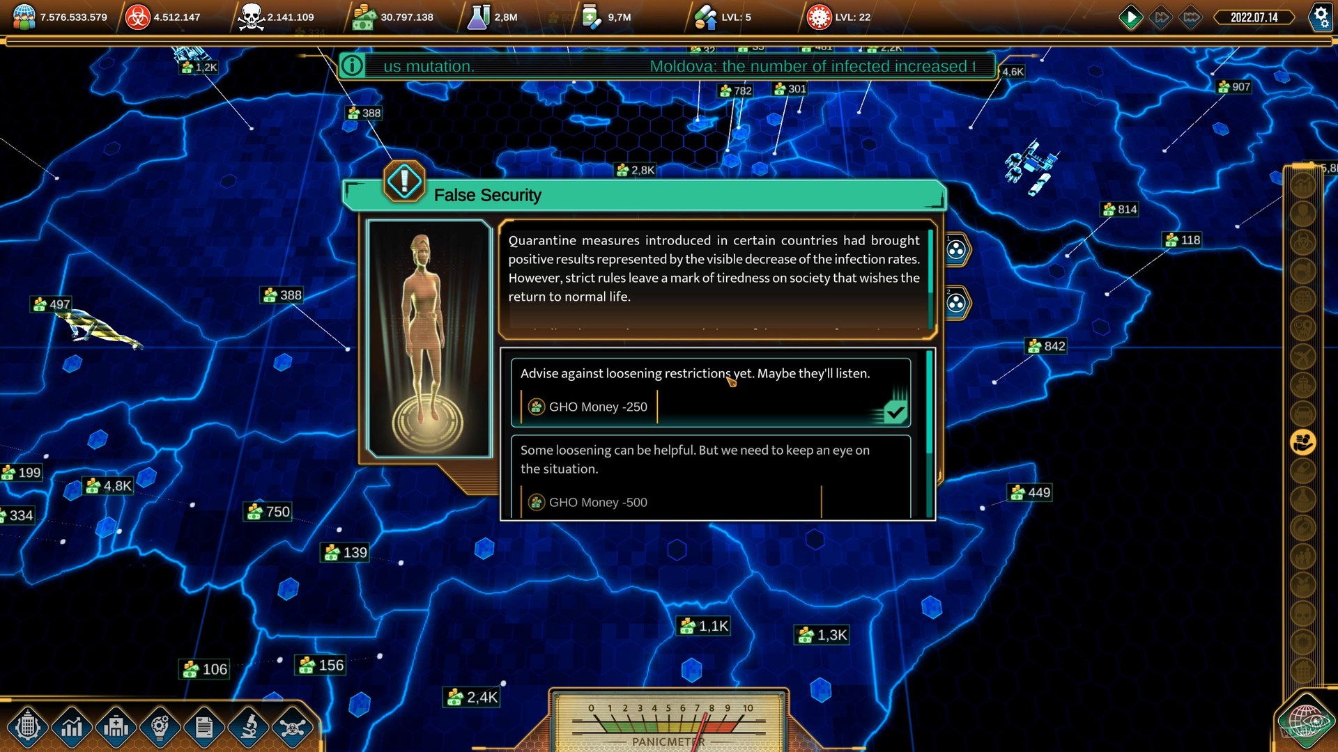 Скриншот из игры COVID: The Outbreak - 19