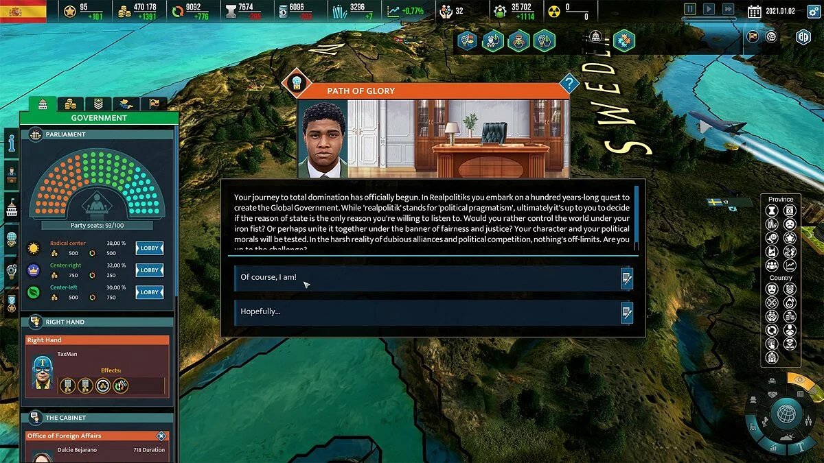 Скриншот из игры Realpolitiks 2 - 9