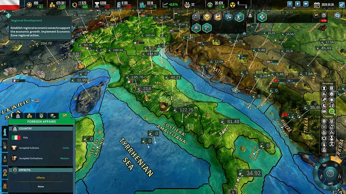 Скриншот из игры Realpolitiks 2 - 4
