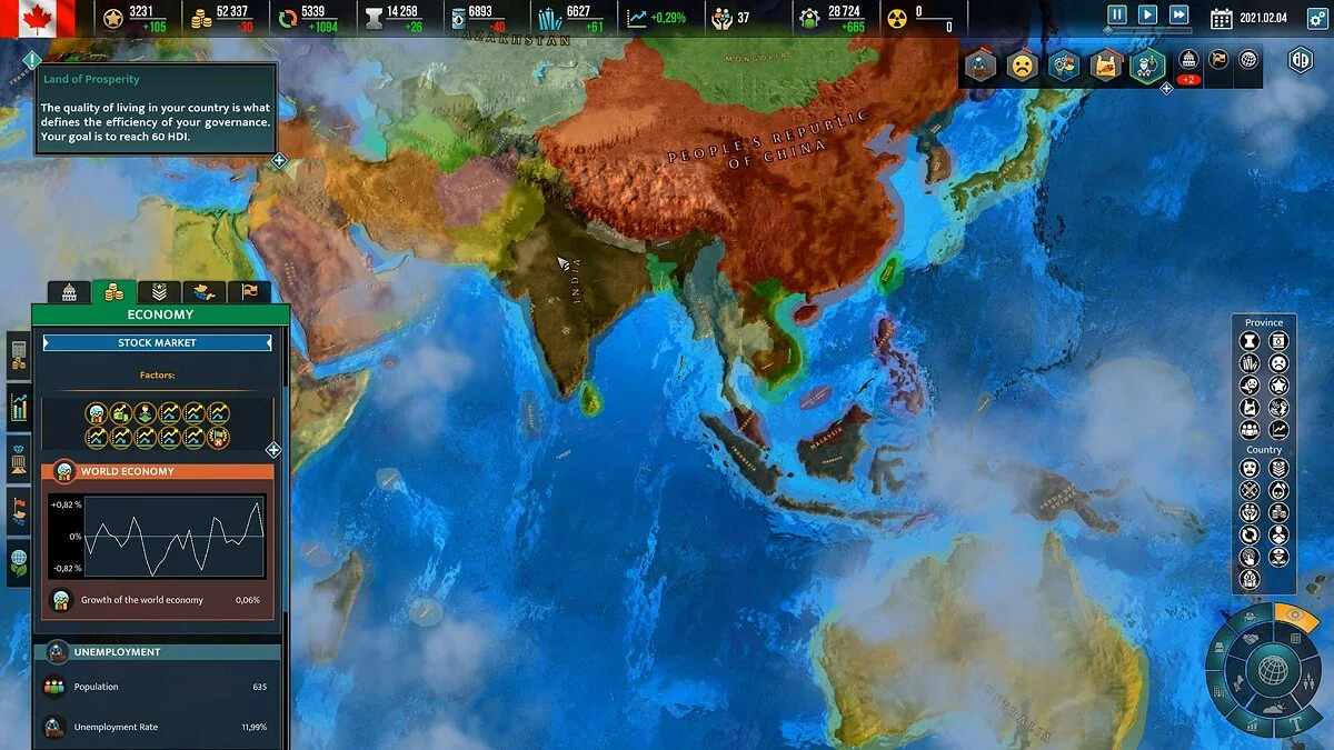 Скриншот из игры Realpolitiks 2 - 6