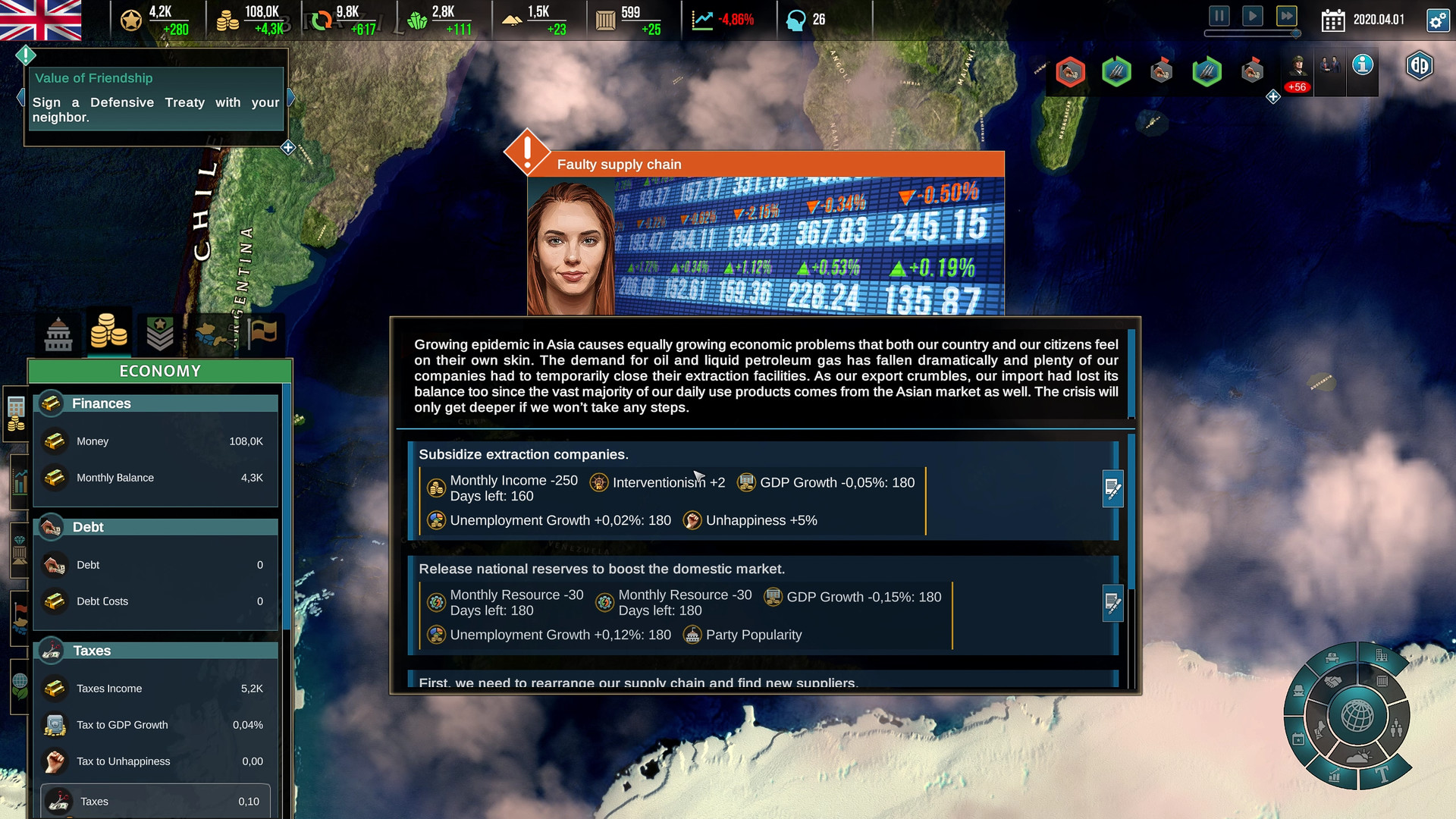 Скриншот из игры Realpolitiks II - 6