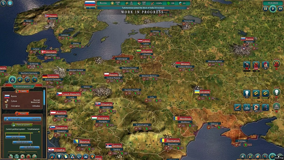 Скриншот из игры Realpolitiks - 37