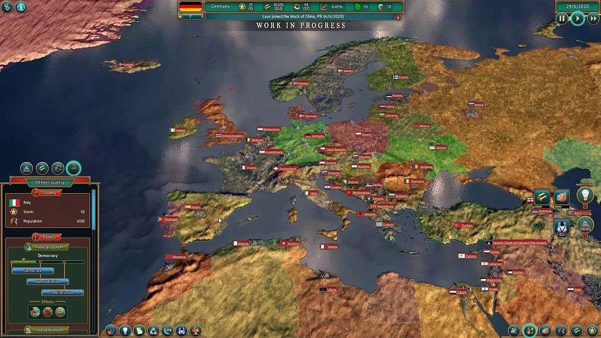 Скриншот из игры Realpolitiks - 35