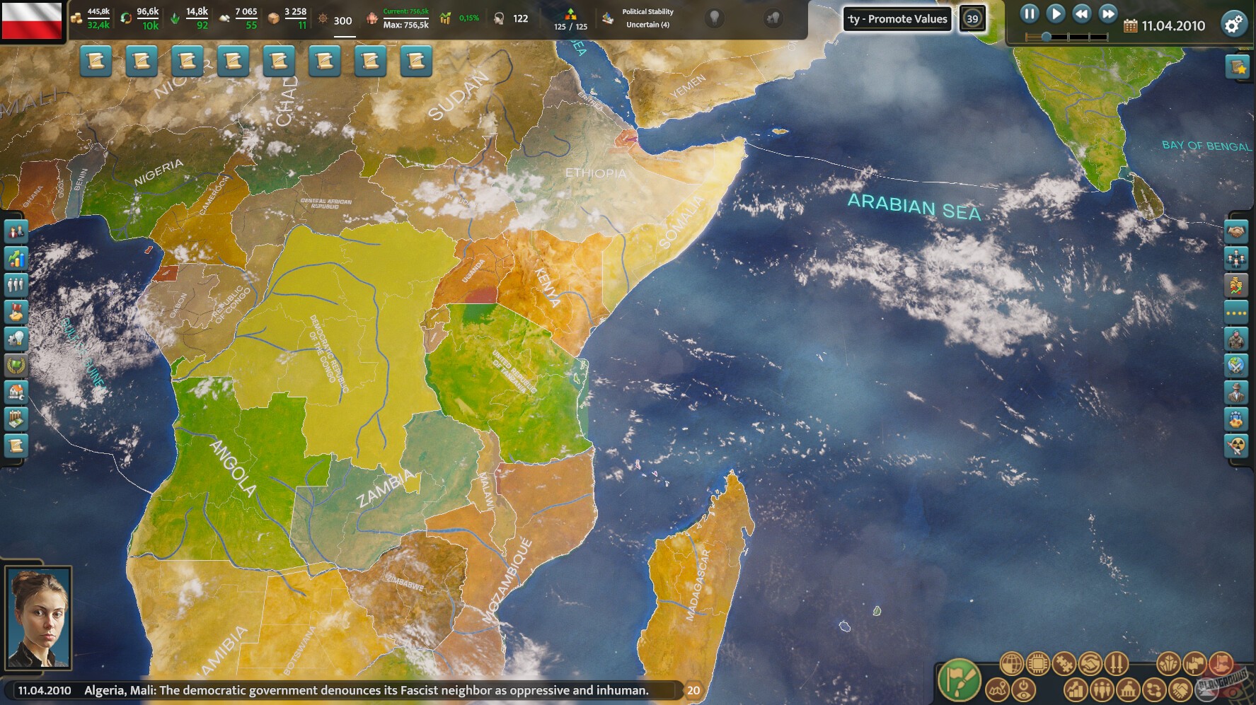 Скриншот из игры Realpolitiks 3: Earth and Beyond - 11