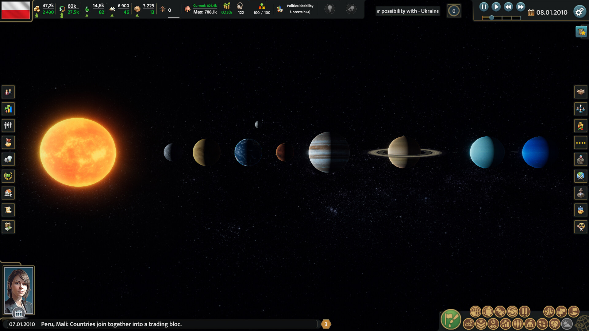 Скриншот из игры Realpolitiks 3: Earth and Beyond - 24
