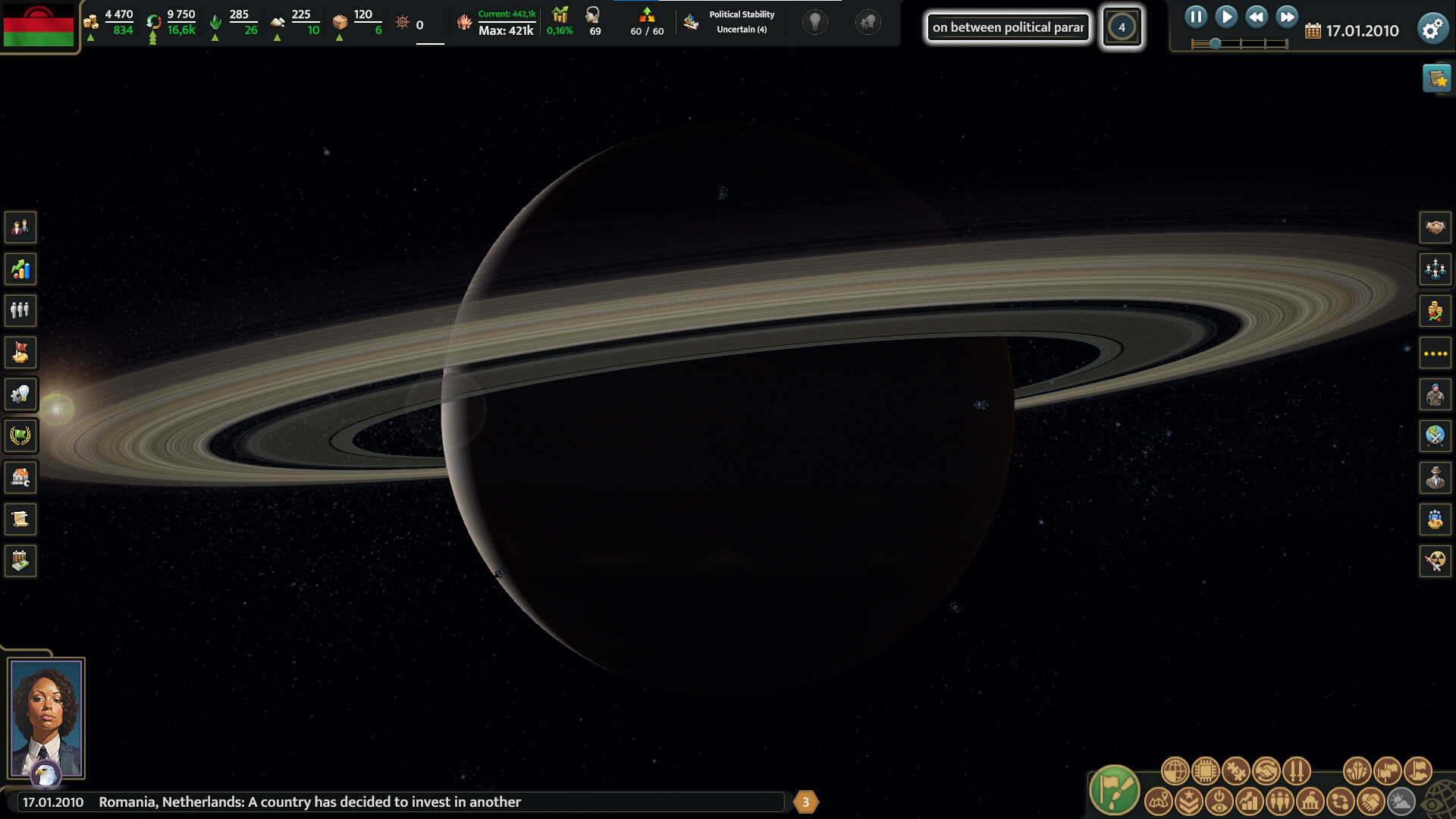 Скриншот из игры Realpolitiks 3: Earth and Beyond - 15