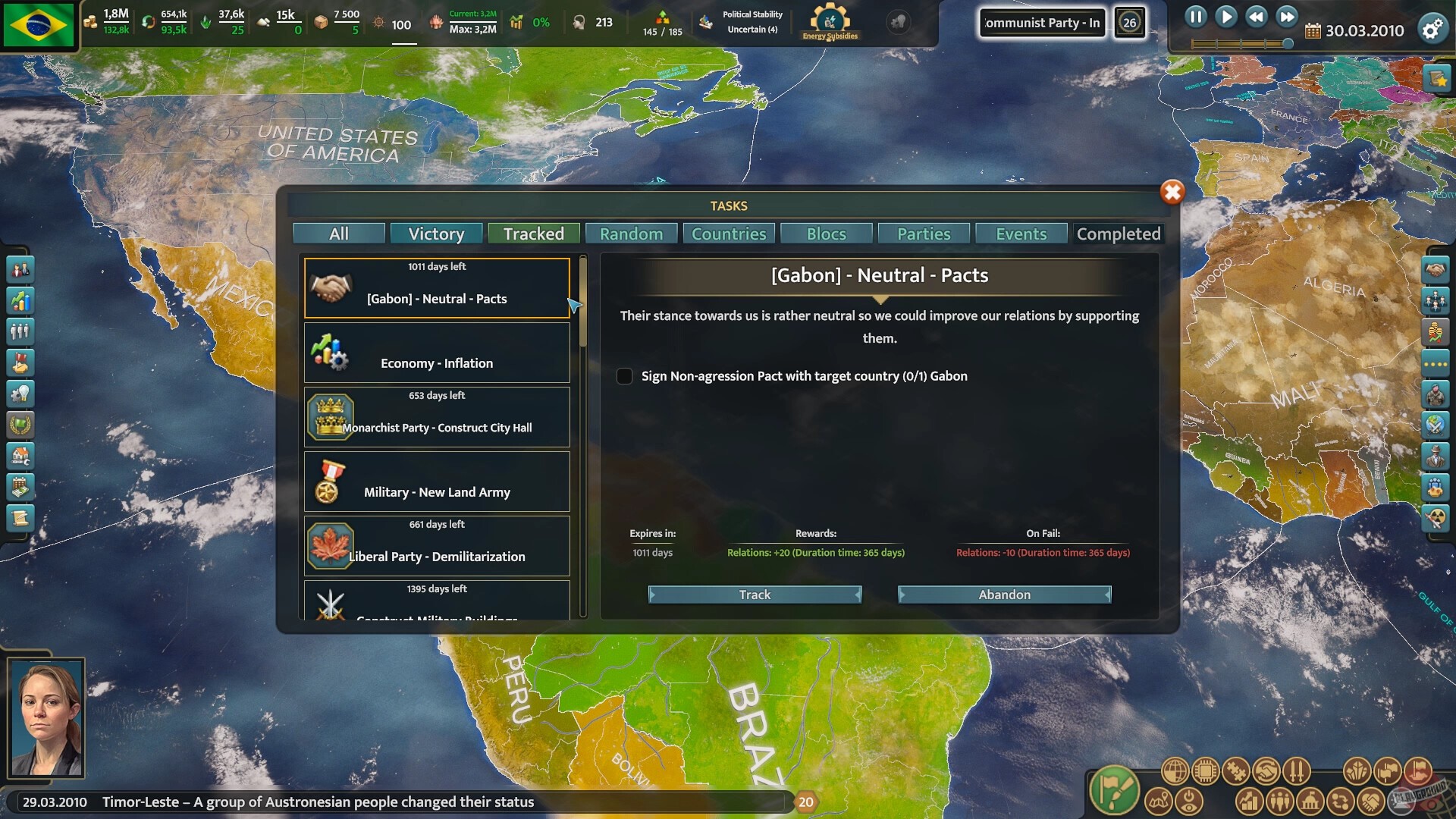 Скриншот из игры Realpolitiks 3: Earth and Beyond - 18