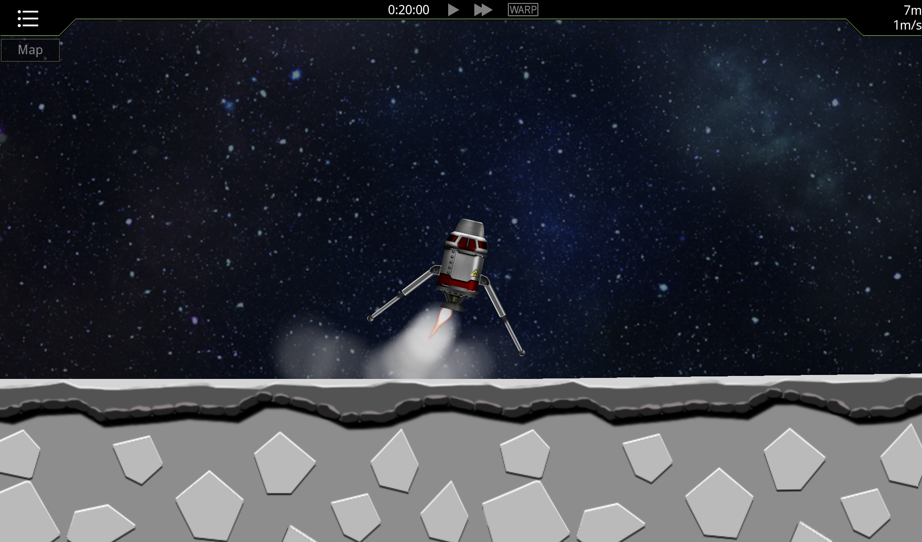 Скриншот из игры SimpleRockets - 5