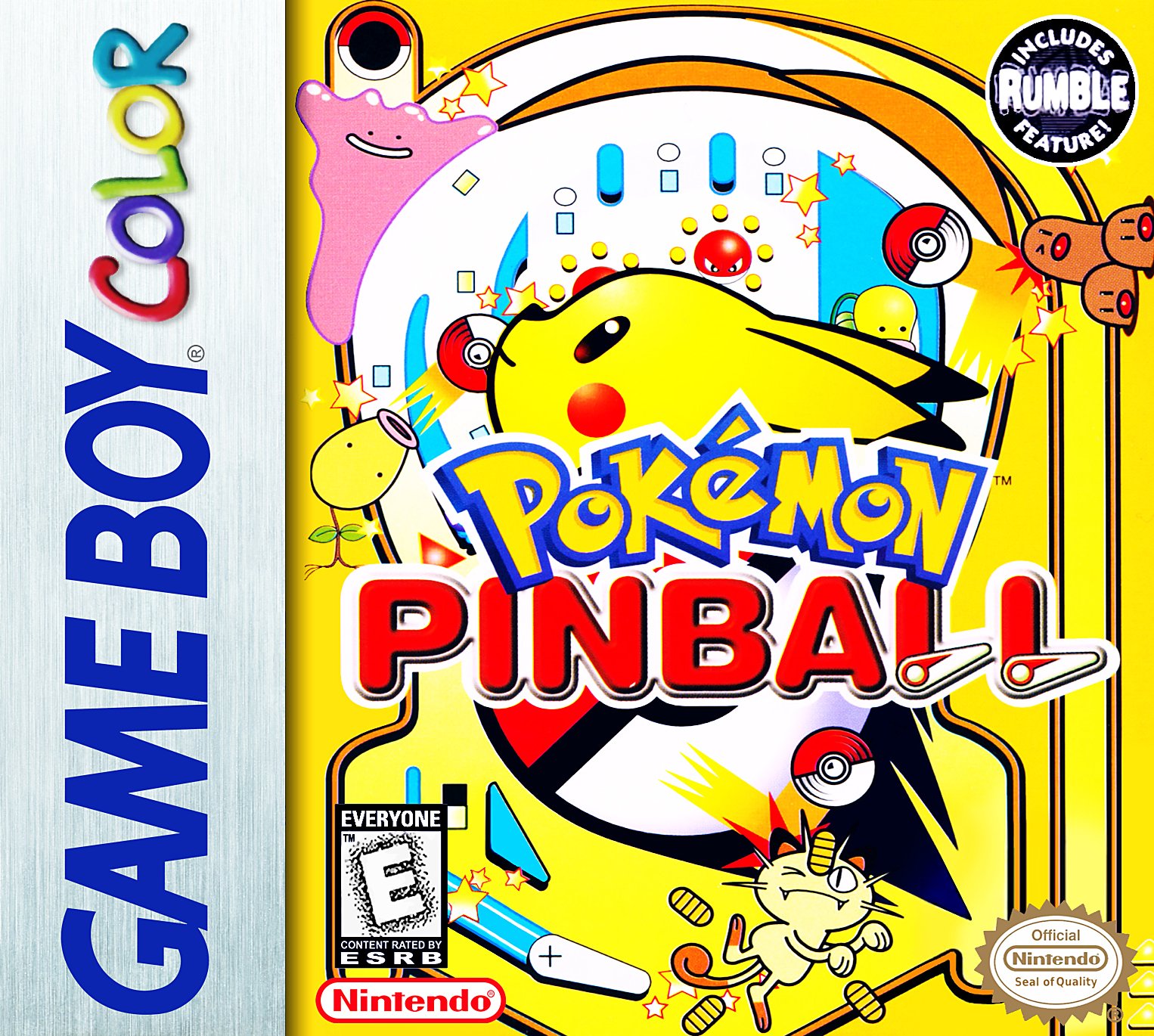 Обложка игры Pokémon Pinball