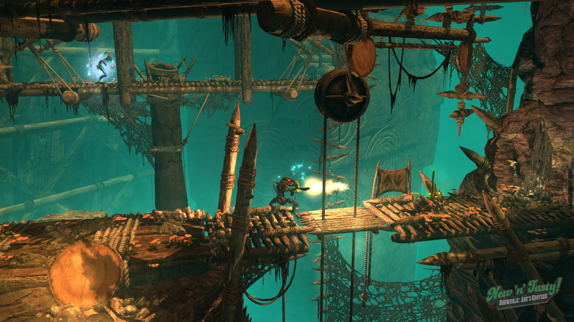 Скриншот из игры Oddworld: New 'n' Tasty - 64