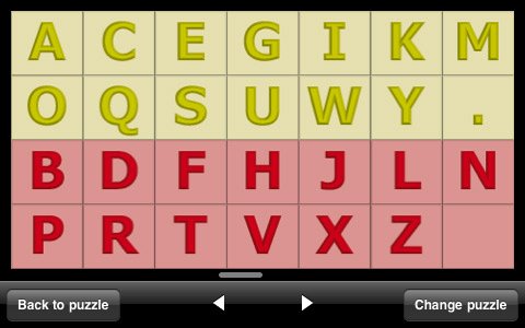 Скриншот из игры Alphabet Puzzles - 1