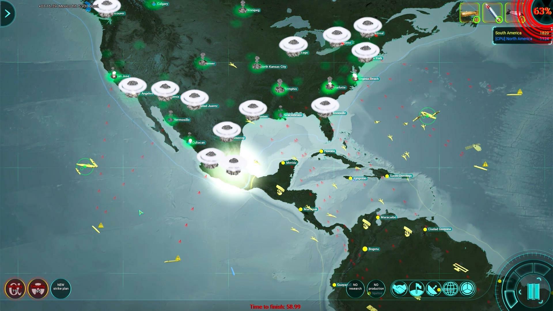 Скриншот из игры ICBM - 9