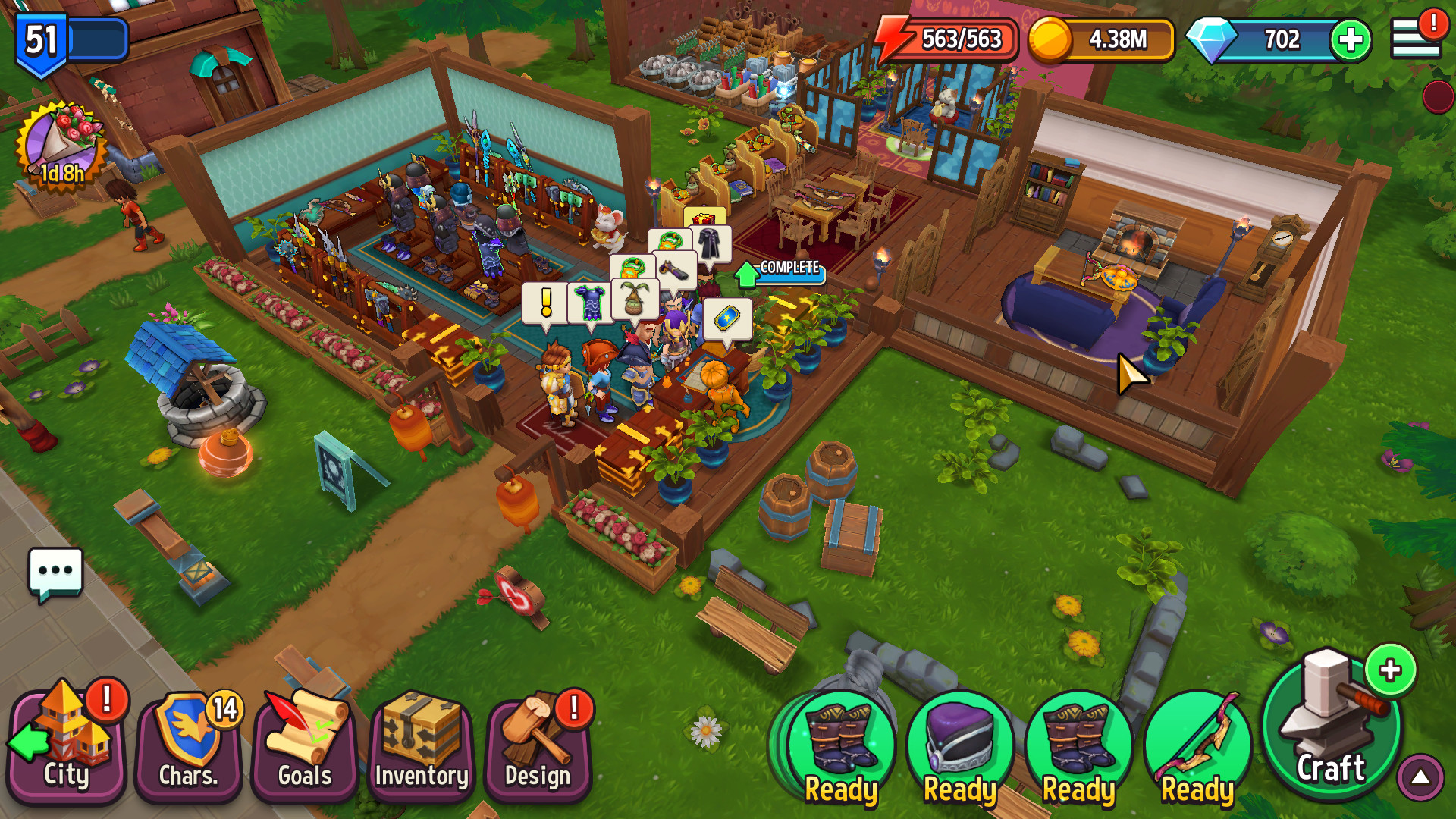 Скриншот из игры Shop Titans - 1