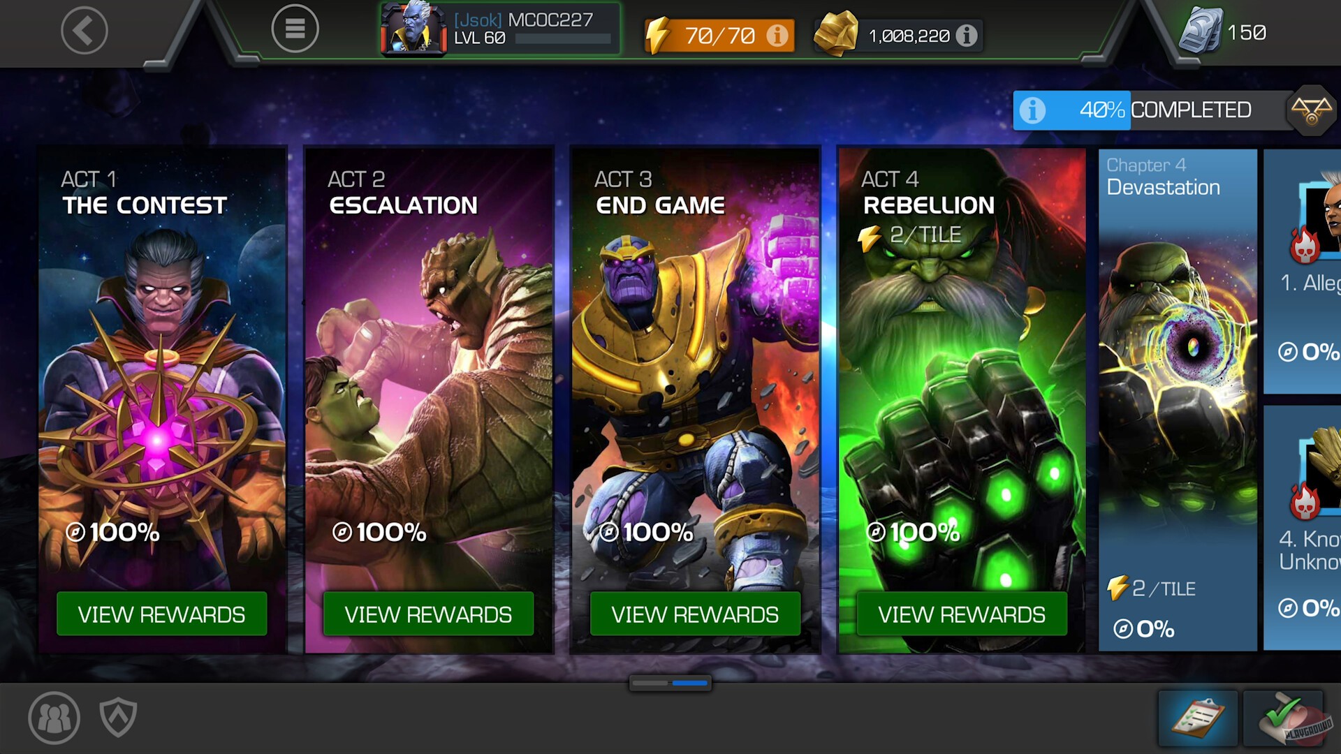 Скриншот из игры Marvel Contest of Champions - 30