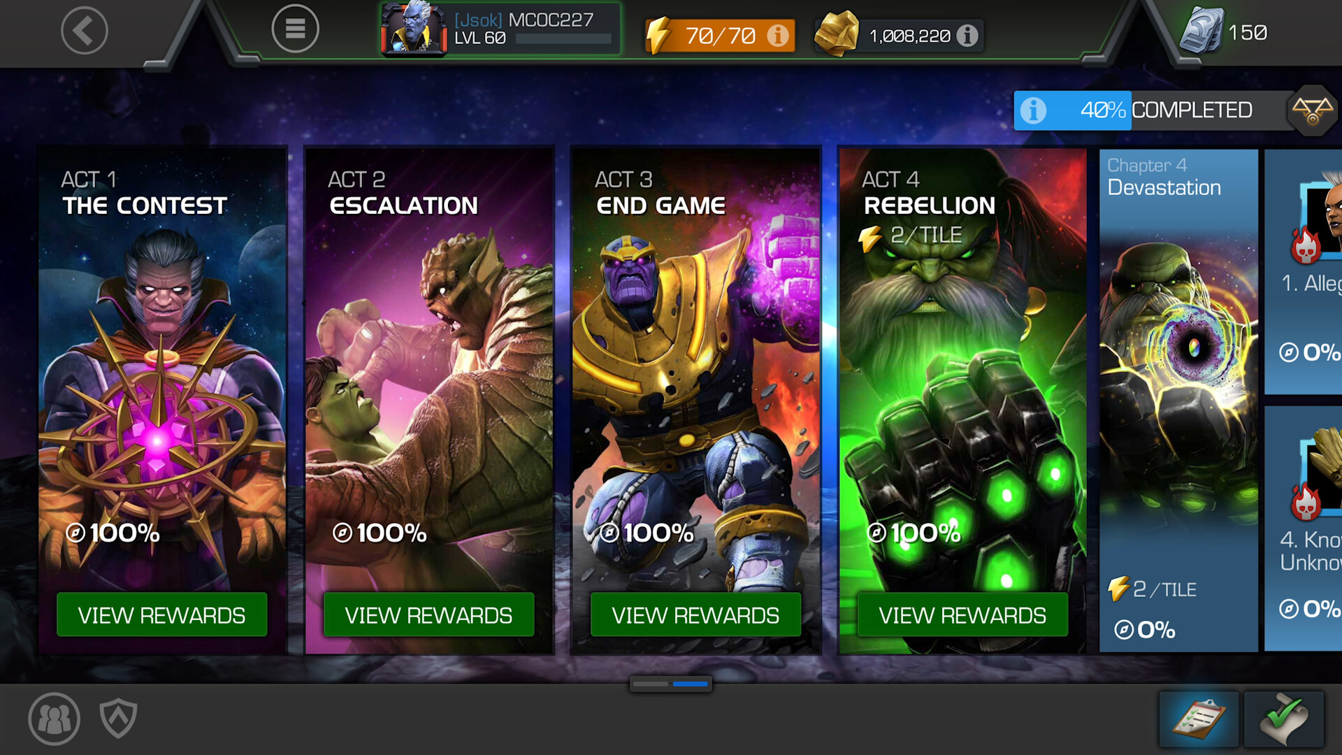 Скриншот из игры Marvel Contest of Champions - 9