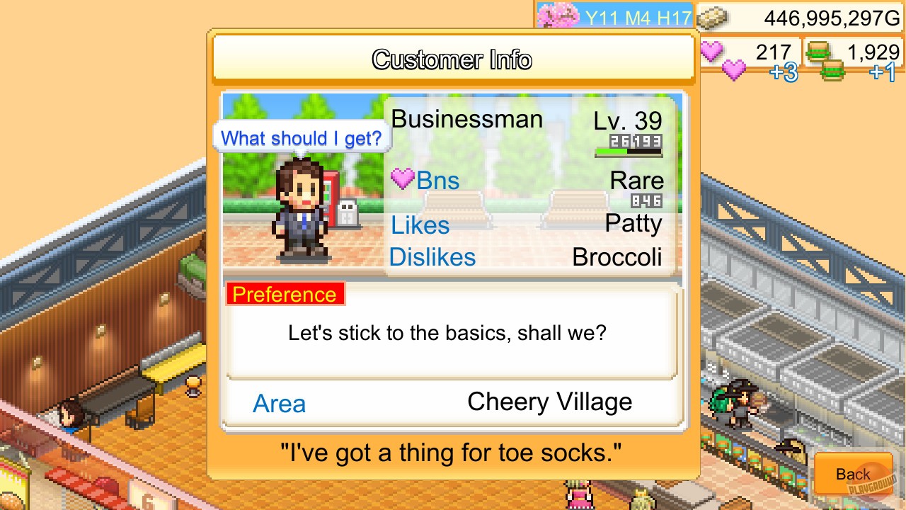 Скриншот из игры Burger Bistro Story - 9