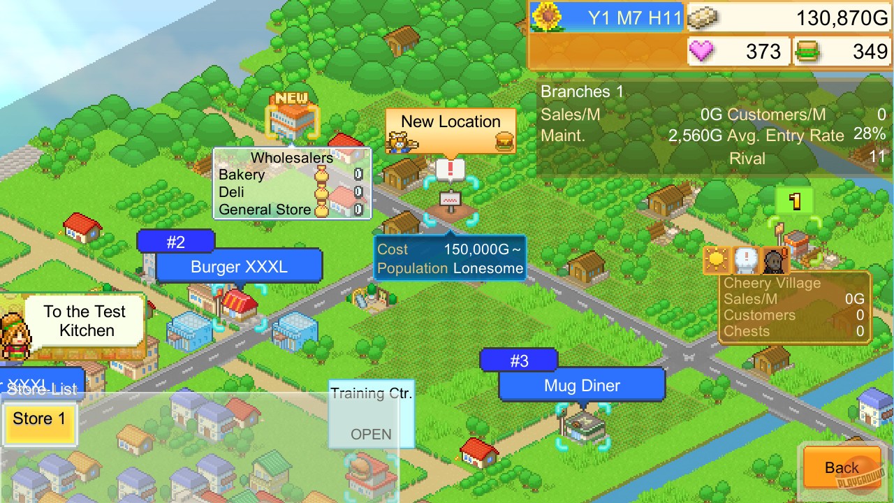 Скриншот из игры Burger Bistro Story - 1