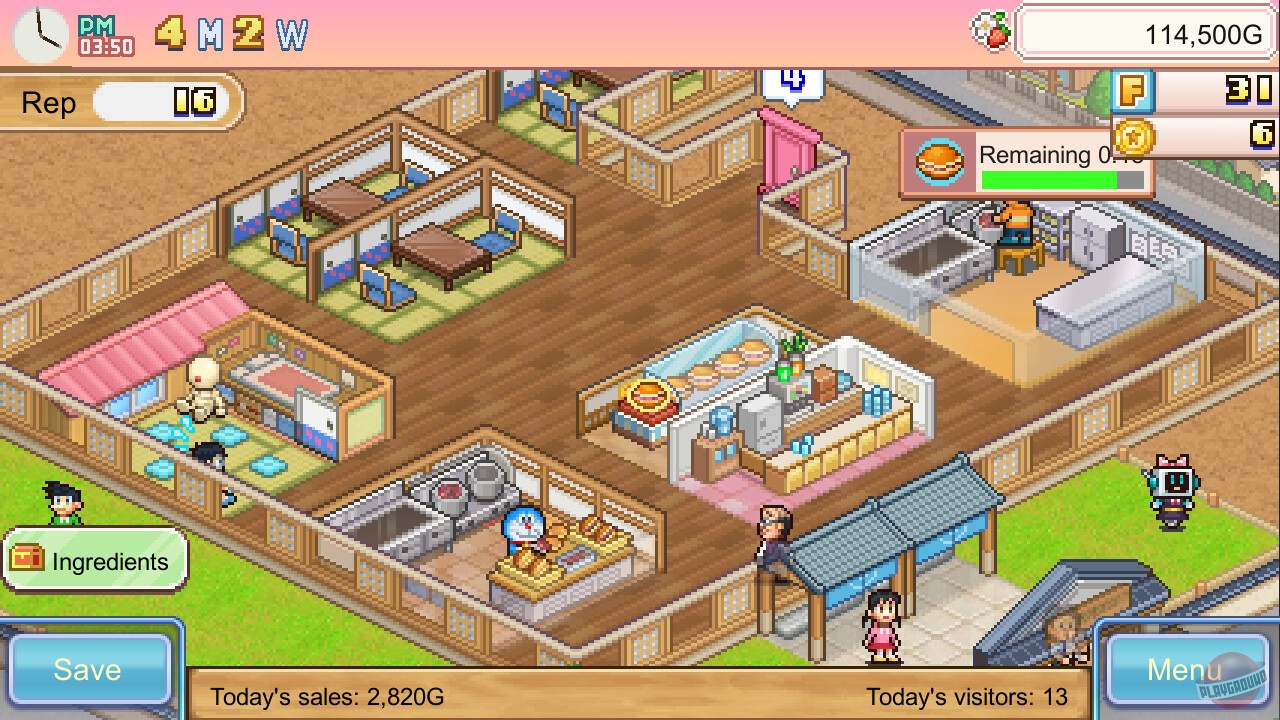 Скриншот из игры Doraemon Dorayaki Shop Story - 6