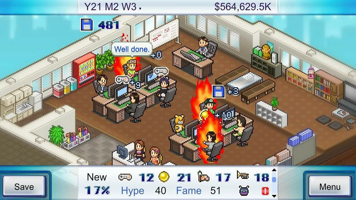 Скриншот из игры Game Dev Story - 14