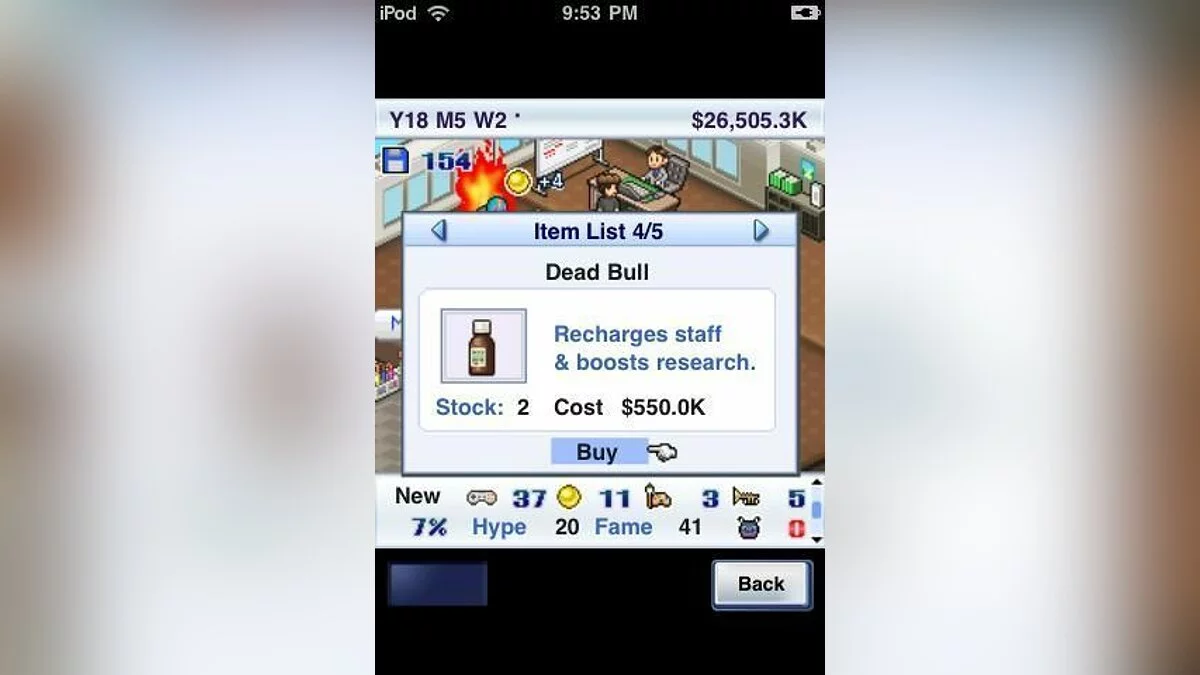 Скриншот из игры Game Dev Story - 20