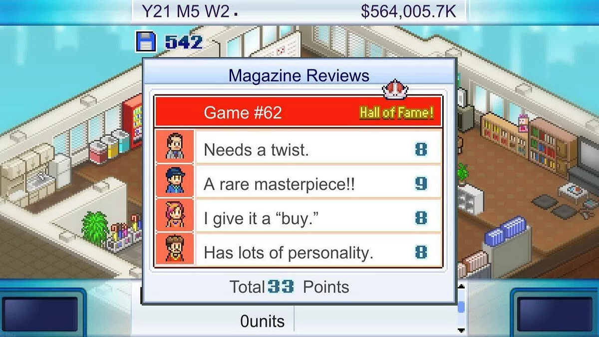 Скриншот из игры Game Dev Story - 16