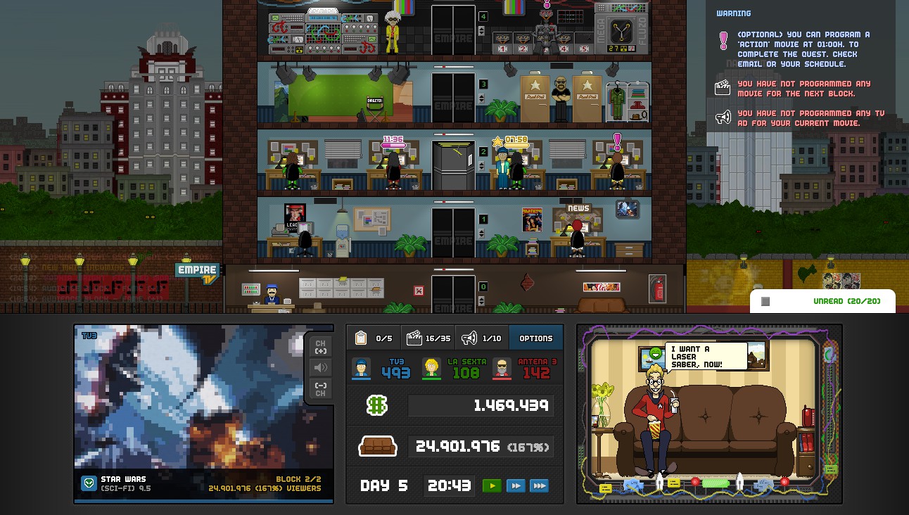 Скриншот из игры Empire TV Tycoon - 44
