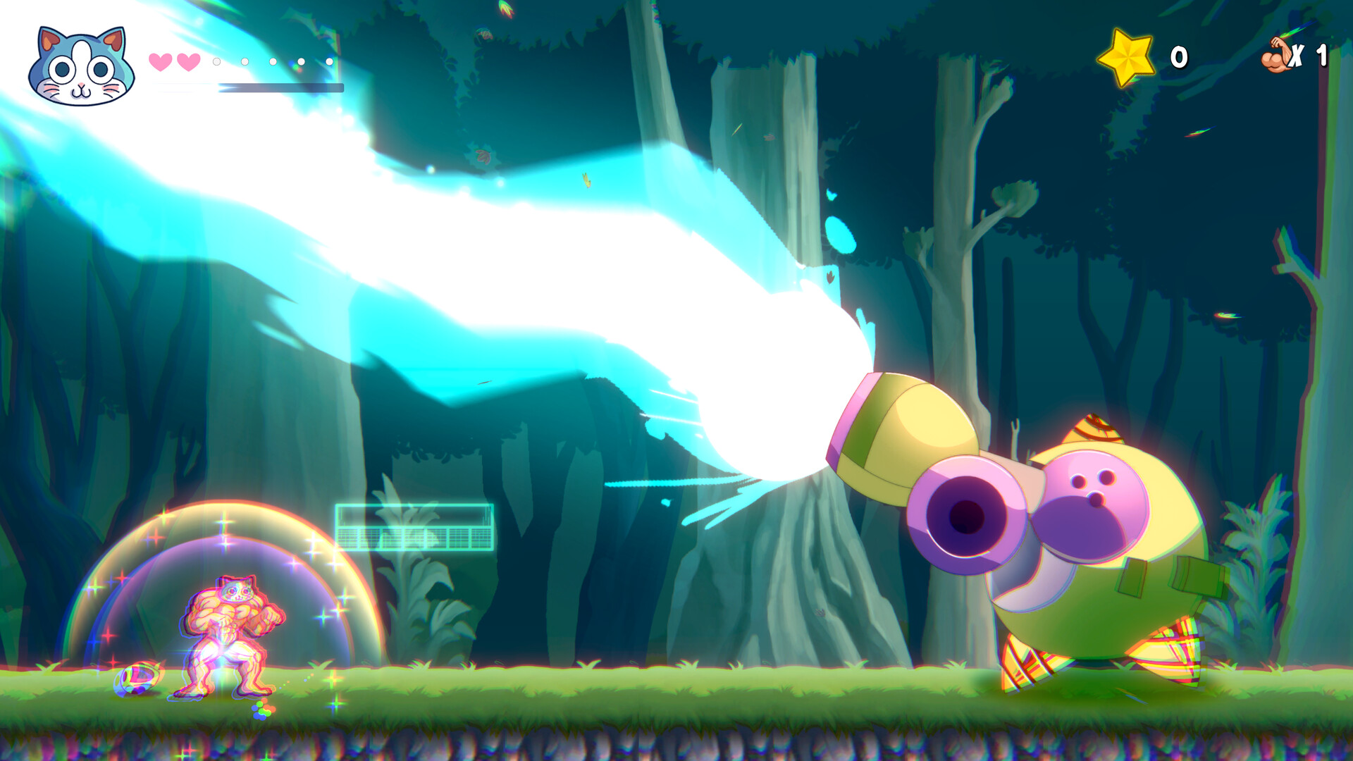 Скриншот из игры KinnikuNeko: SUPER MUSCLE CAT - 17