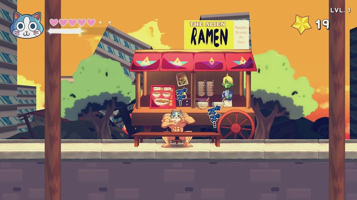 Скриншот из игры KinnikuNeko: SUPER MUSCLE CAT - 13