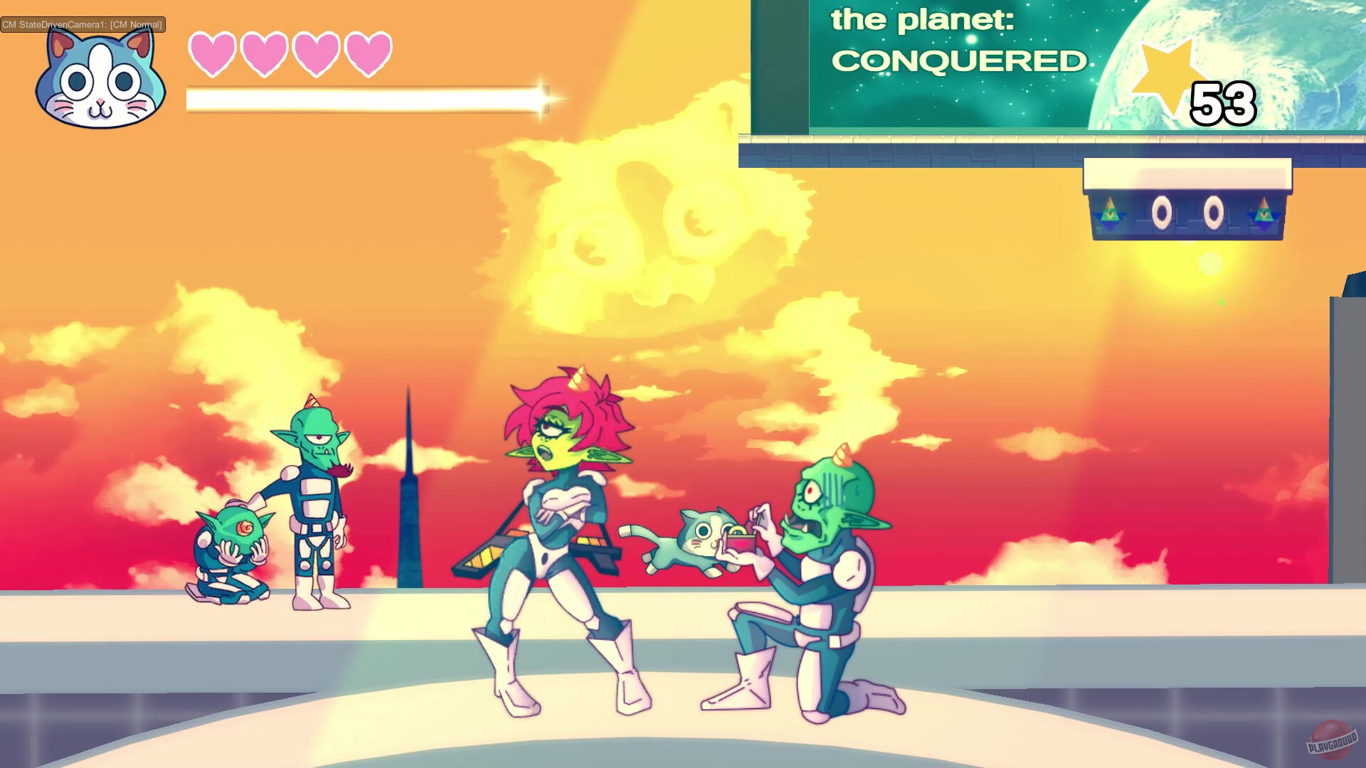 Скриншот из игры KinnikuNeko: SUPER MUSCLE CAT - 18