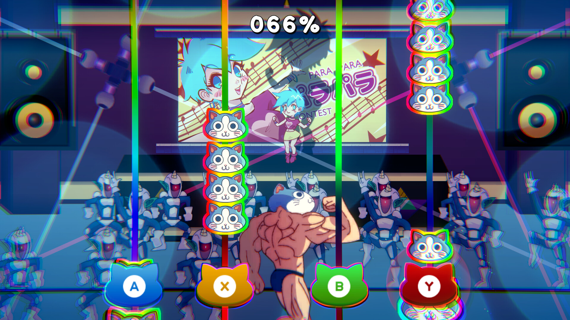 Скриншот из игры KinnikuNeko: SUPER MUSCLE CAT - 27
