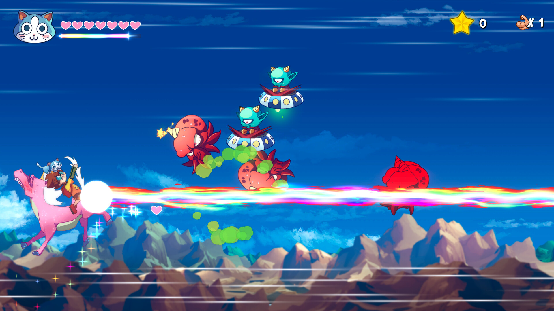 Скриншот из игры KinnikuNeko: SUPER MUSCLE CAT - 22