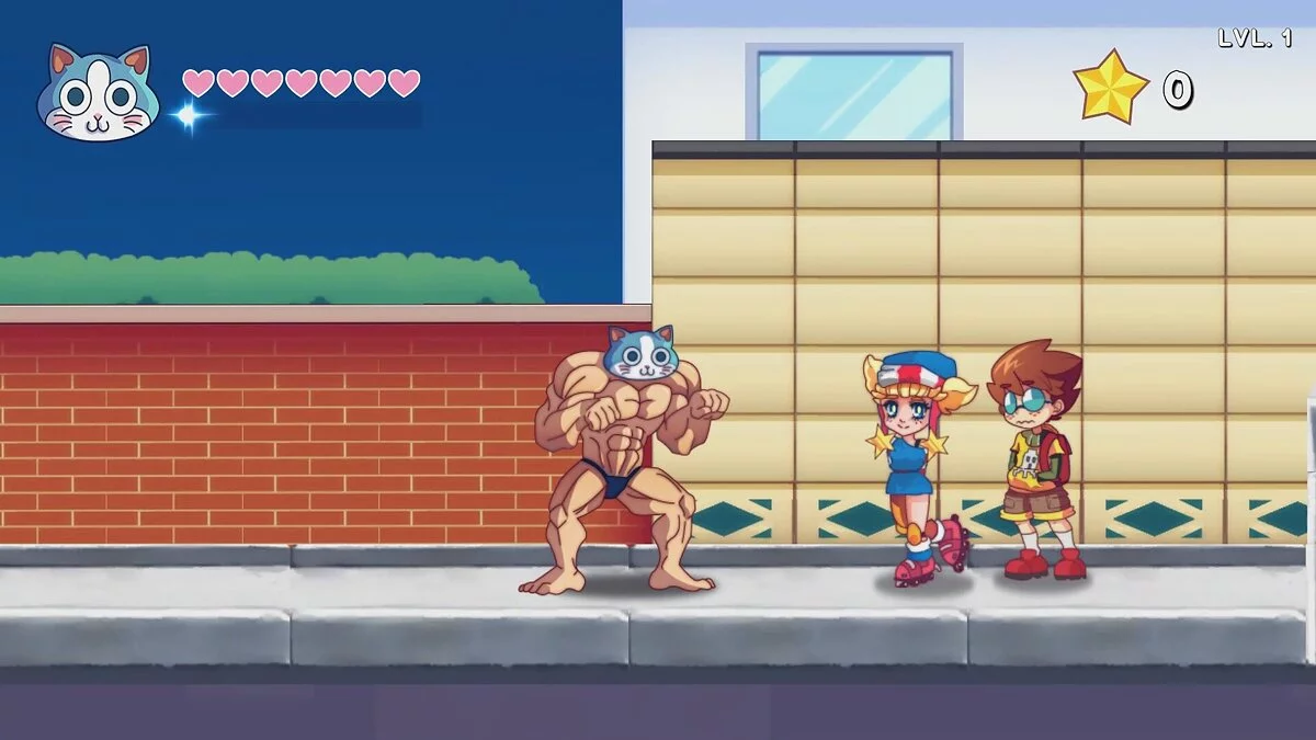 Скриншот из игры KinnikuNeko: SUPER MUSCLE CAT - 5