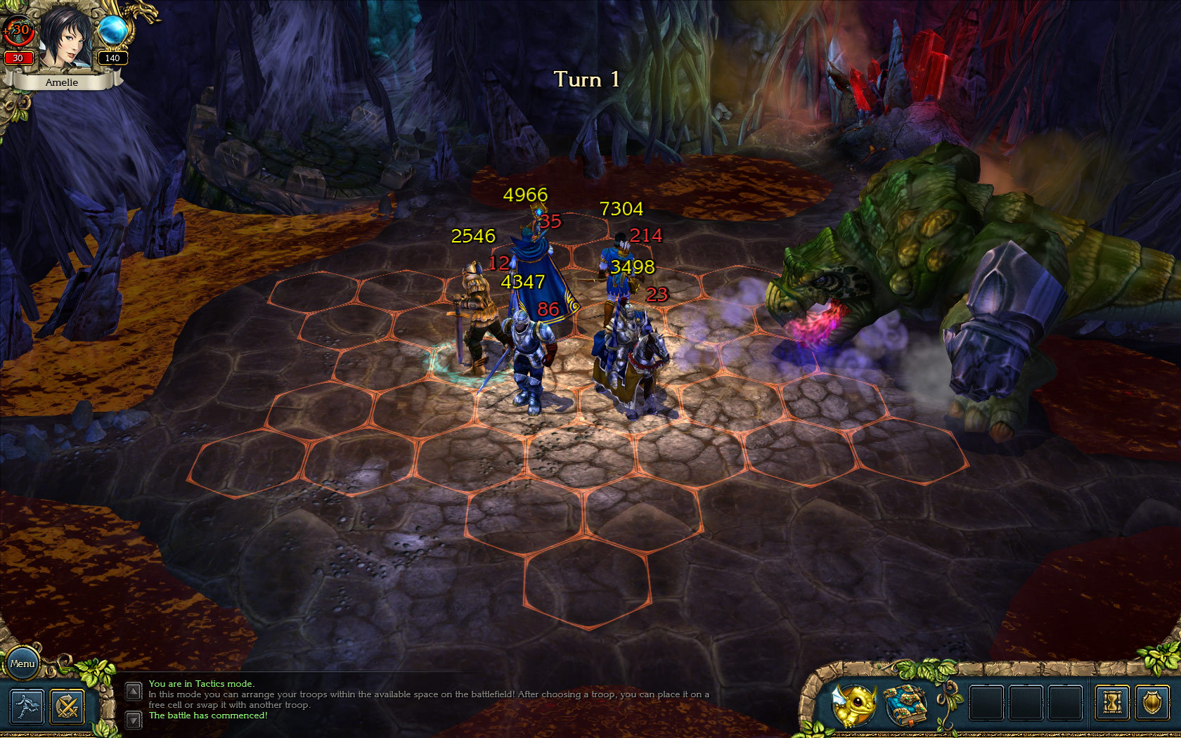 Скриншот из игры King's Bounty: Принцесса в доспехах - 11