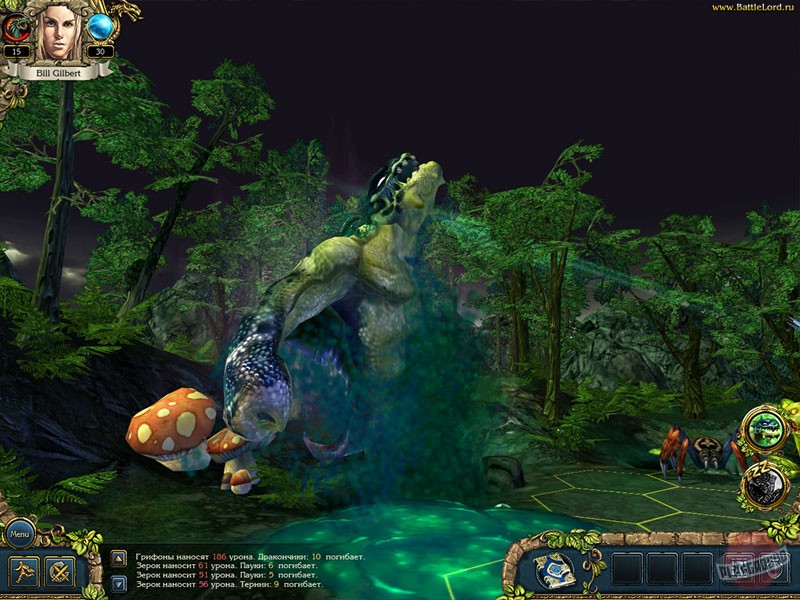 Скриншот из игры King's Bounty: The Legend - 1