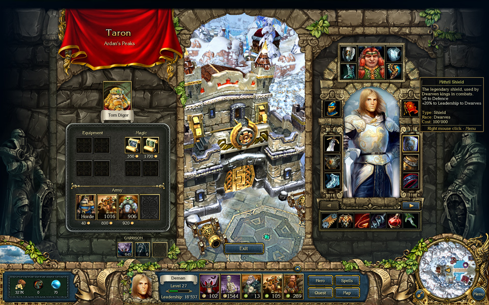 Скриншот из игры King's Bounty: The Legend - 27