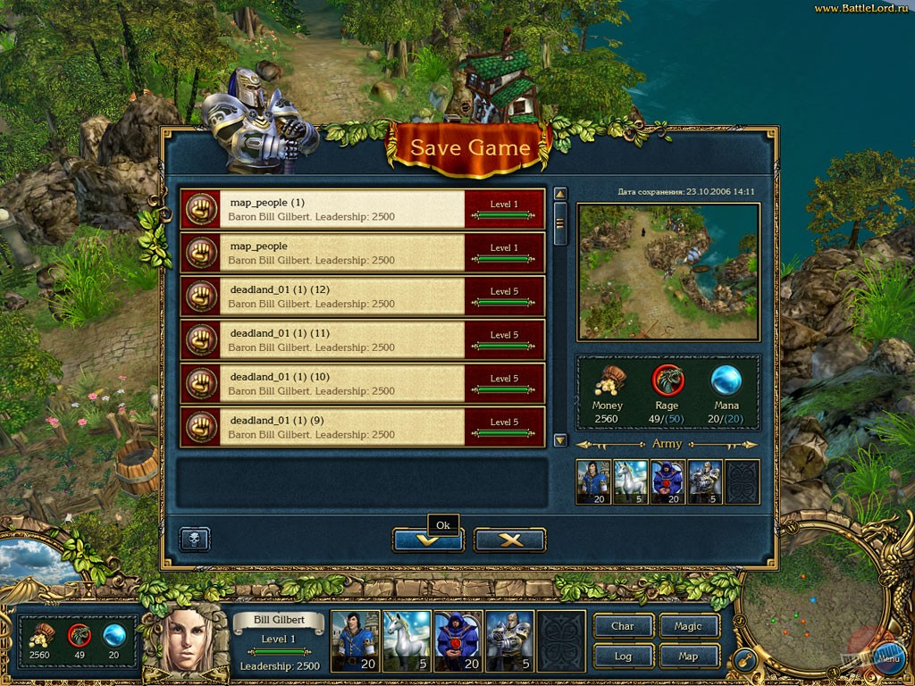 Скриншот из игры King's Bounty: The Legend - 189