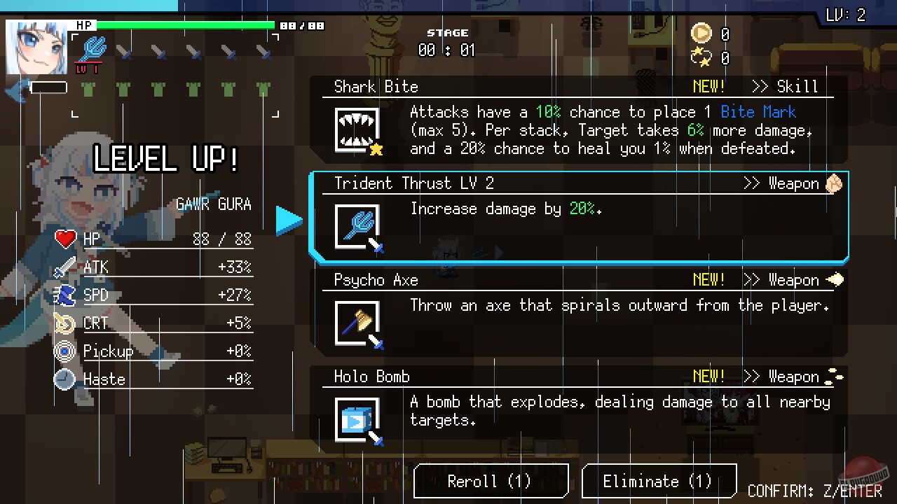 Скриншот из игры HoloCure - Save the Fans! - 5