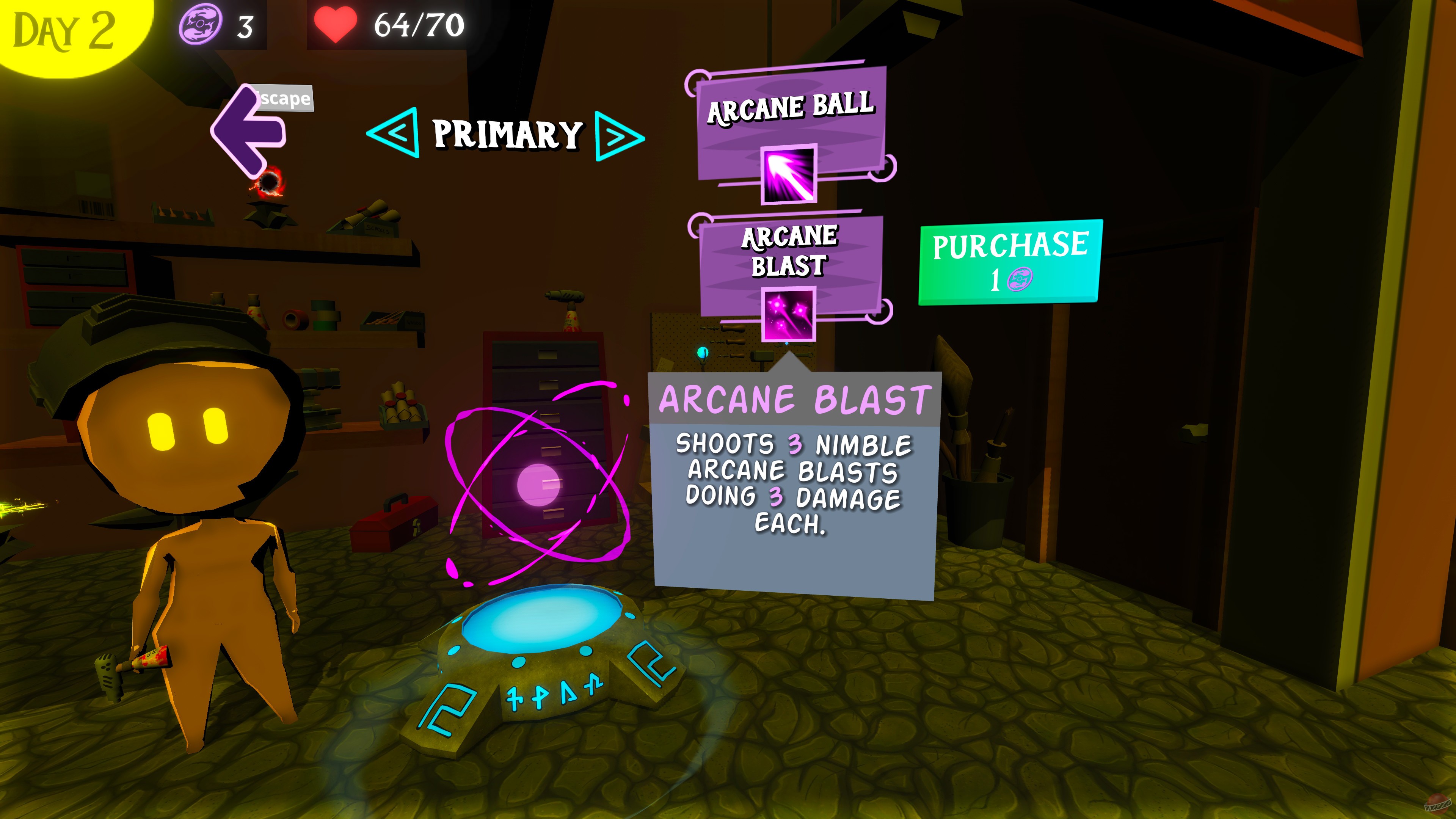 Скриншот из игры WizardPunk - 1