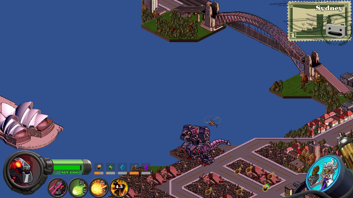 Скриншот из игры Kaiju-A-GoGo - 1