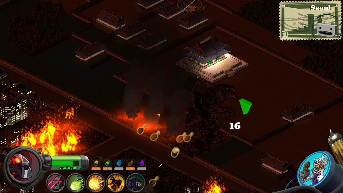 Скриншот из игры Kaiju-A-GoGo - 8