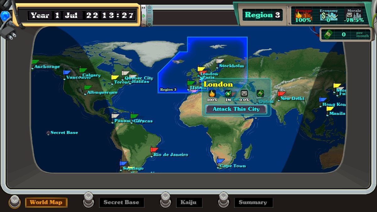 Скриншот из игры Kaiju-A-GoGo - 17