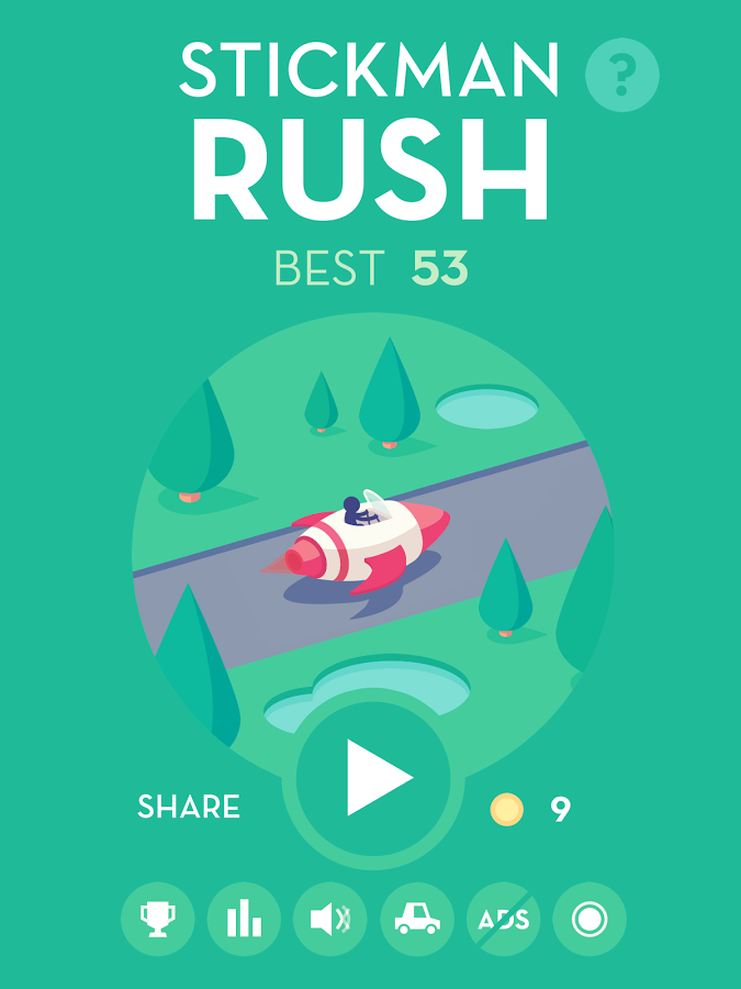 Скриншот из игры Stickman Rush - 4